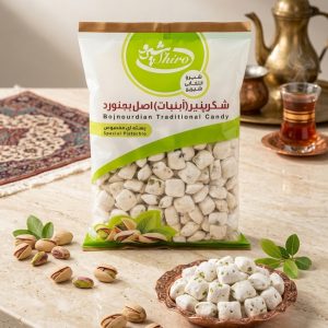 آبنبات پسته‌ای شیرو